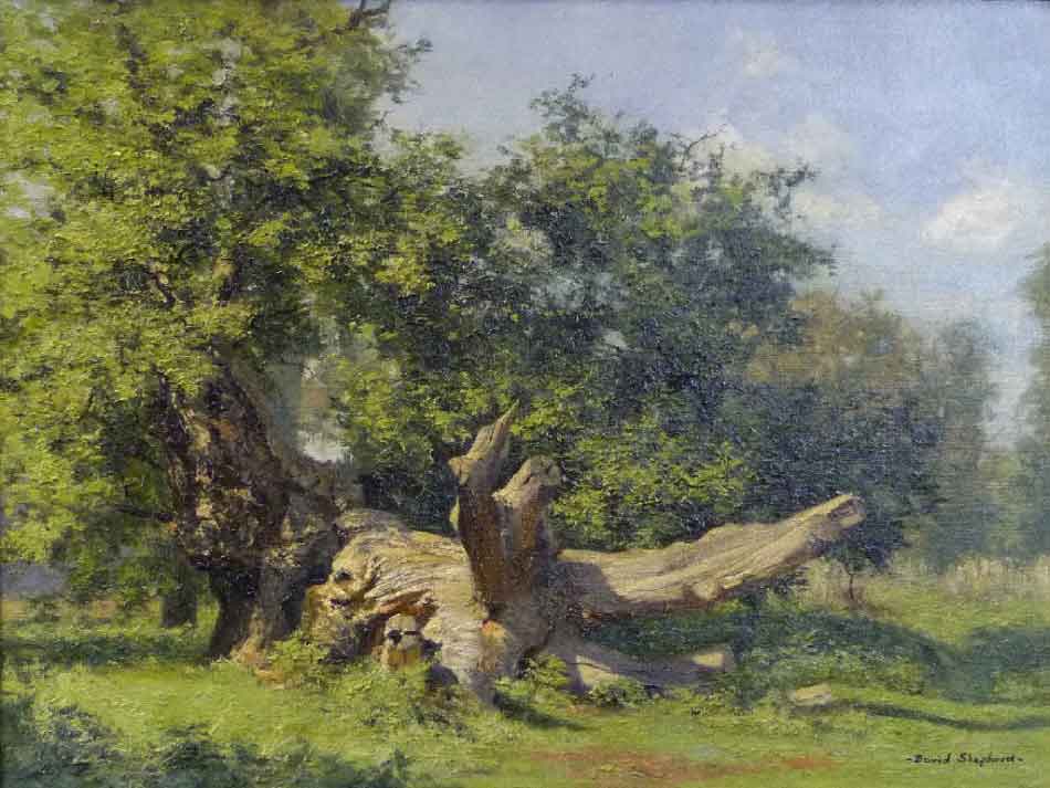 david shepherd  oak windsor painting