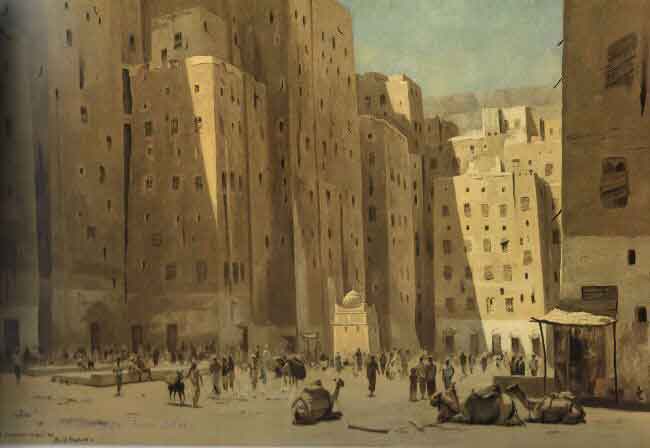 Shibam print