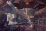 david shepherd, Willesden Sheds, steam trains