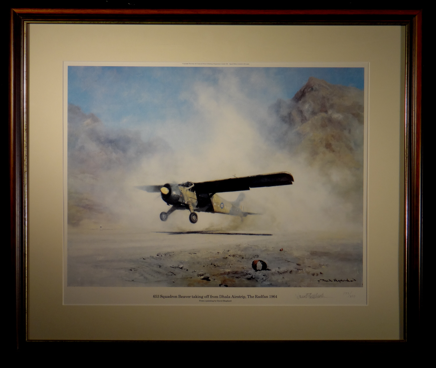 shepherd, 653 squadron beaver, Dhala airstrip, The Radfan, 1964, aviation