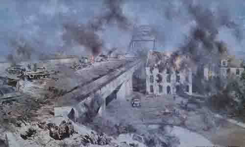 david shepherd, Arnhem bridge, military, army, war