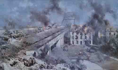 david shepherd, Arnhem bridge, military, army, war david shepherd, Arnhem bridge, military, army, war