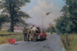 david shepherd, checkpoint at Forkhill, military, army, ireland, irish