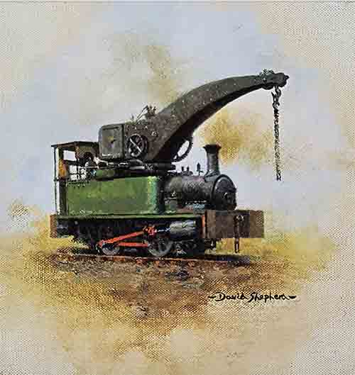 david shepherd, dubscrane, steam train