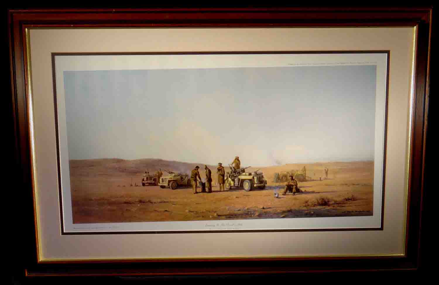 david shepherd, limimited edition pront, Evening in the Desert