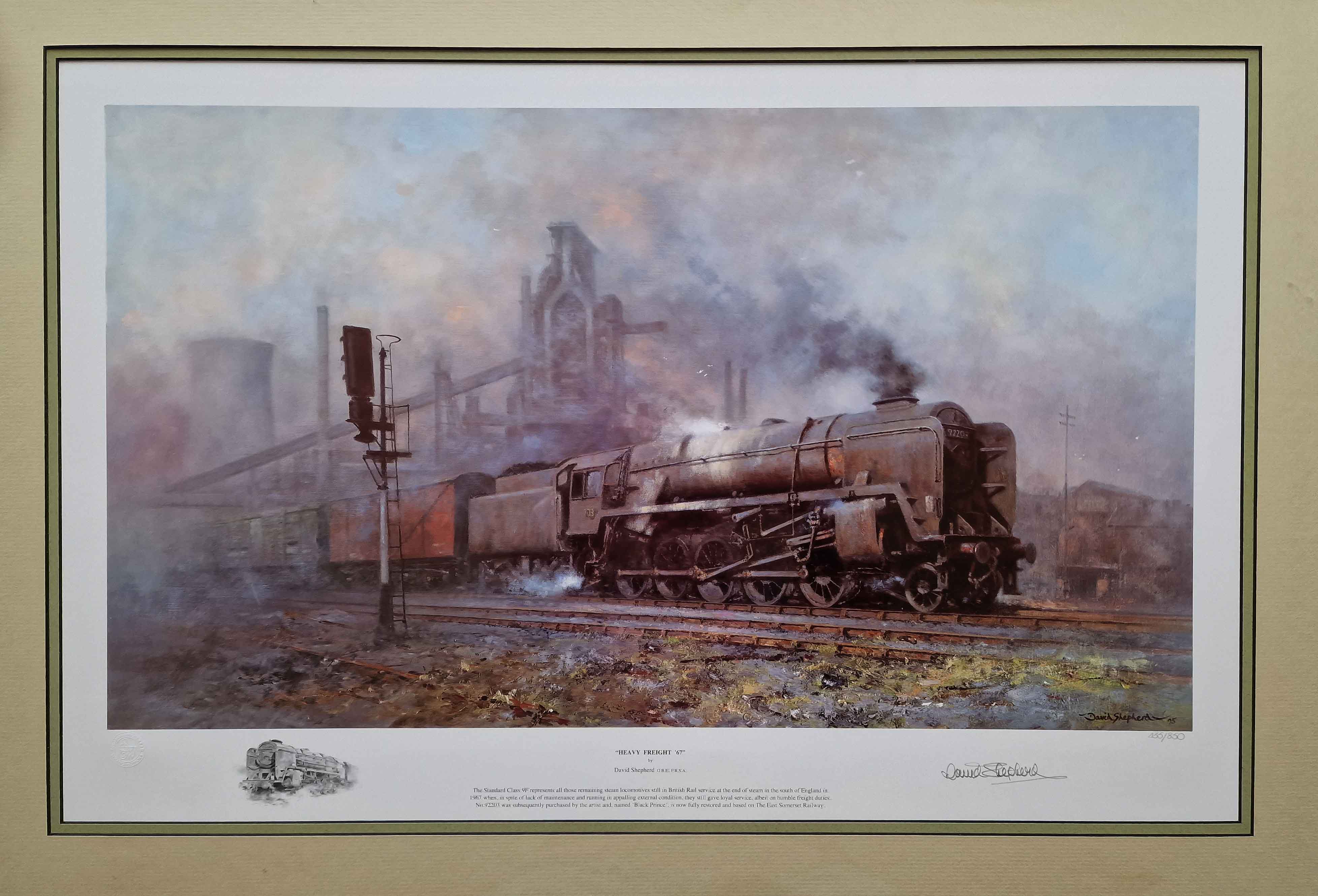 david shepherd, Heavy Freight, railway