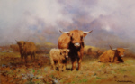 david shepherd highland mist print