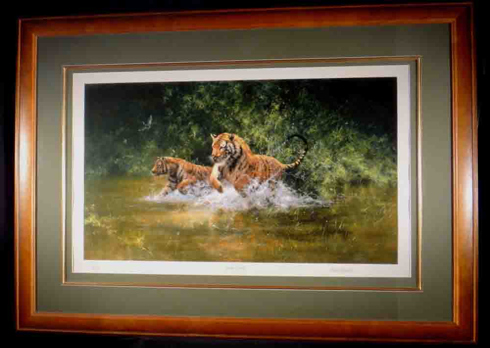 david shepherd, signed limited edition print, Indian Summer
