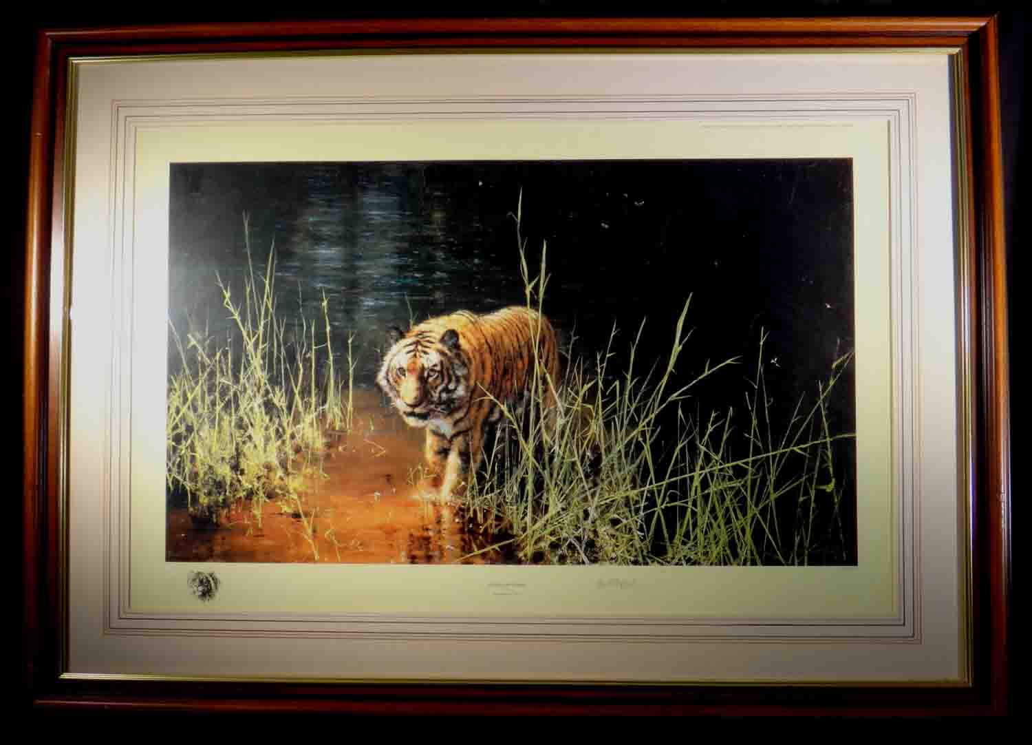 david shepherd, jungle gentleman, tiger, signed limited edition print