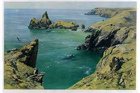 David Shepherd kynance cove cornwall, England print