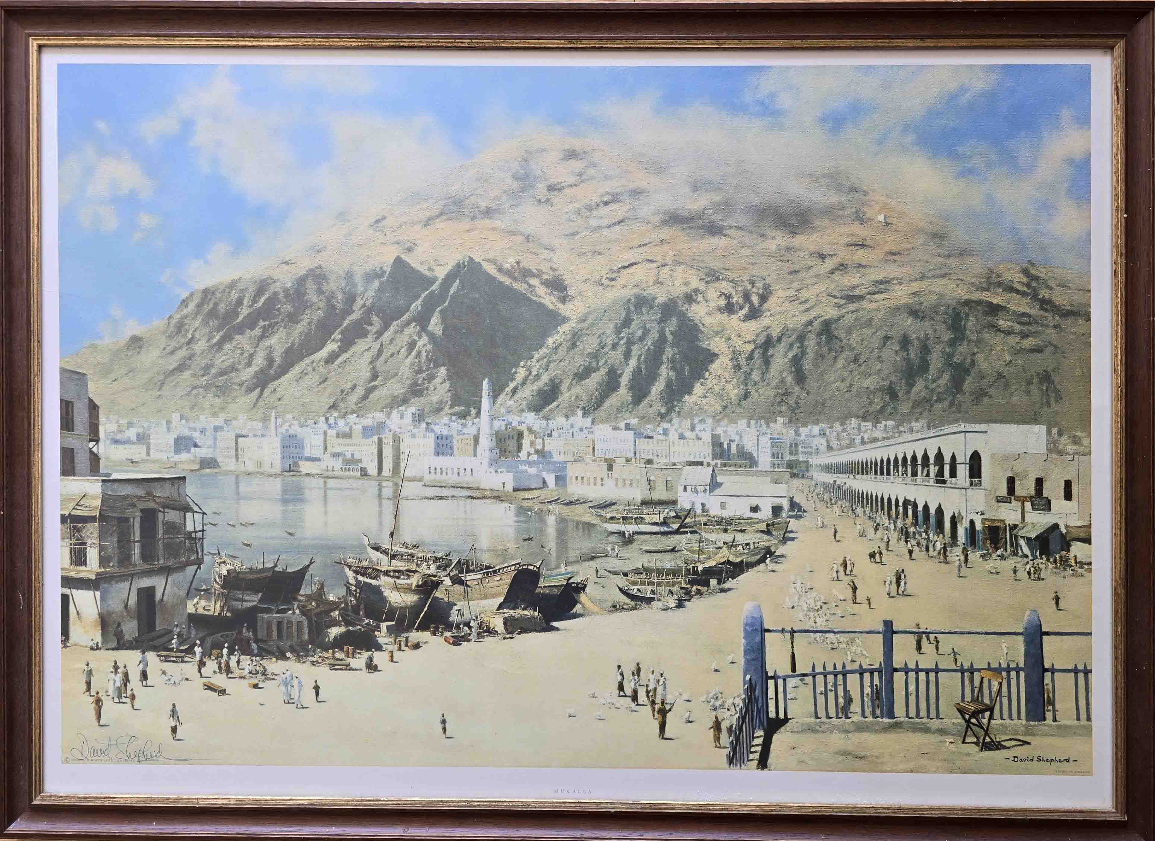 david shepherd, Mukalla