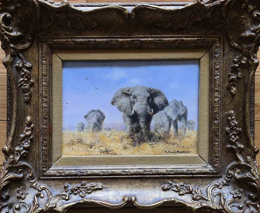 david shepherd original, elephants