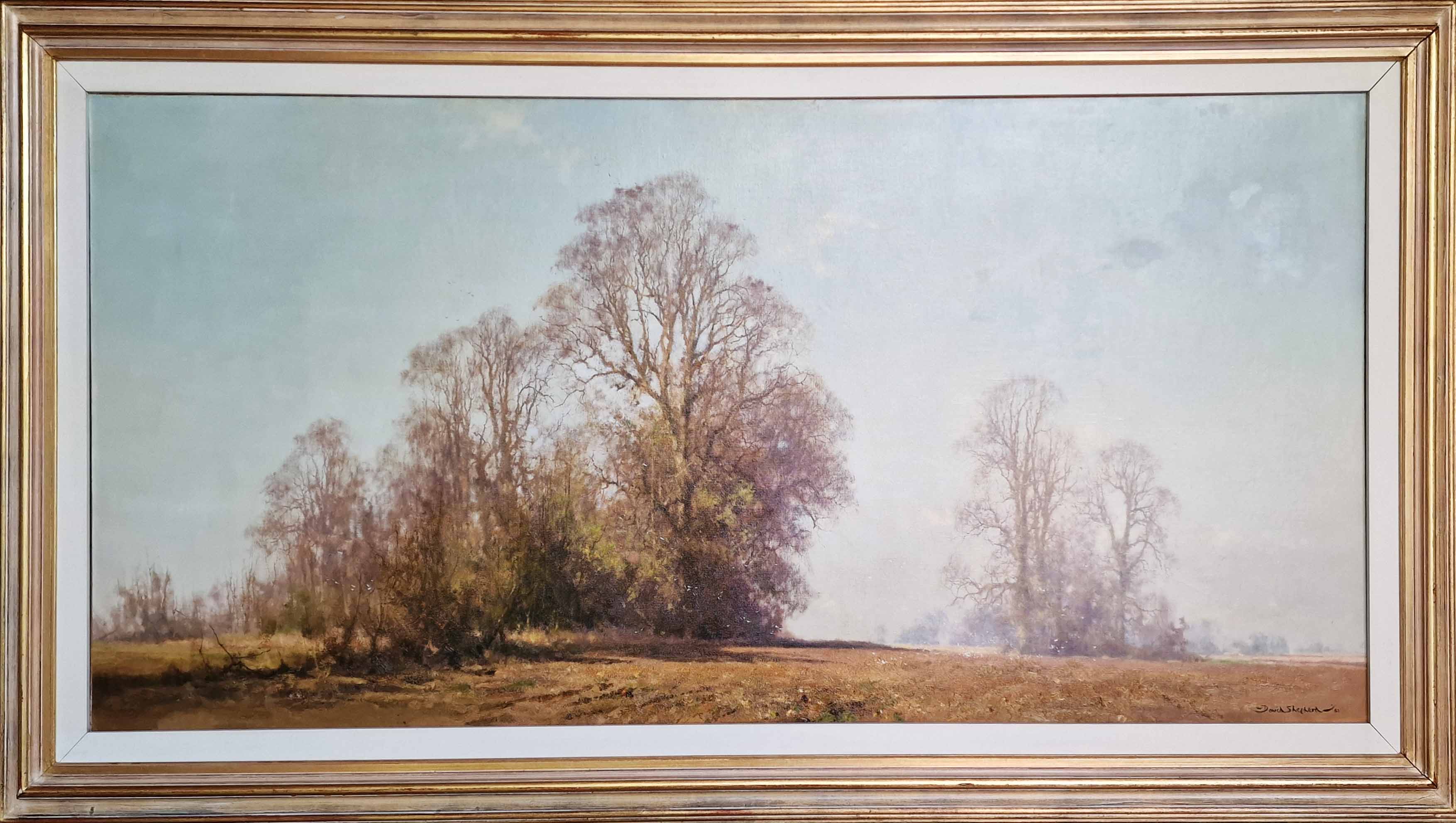 david shepherd original, landscape , large, painting