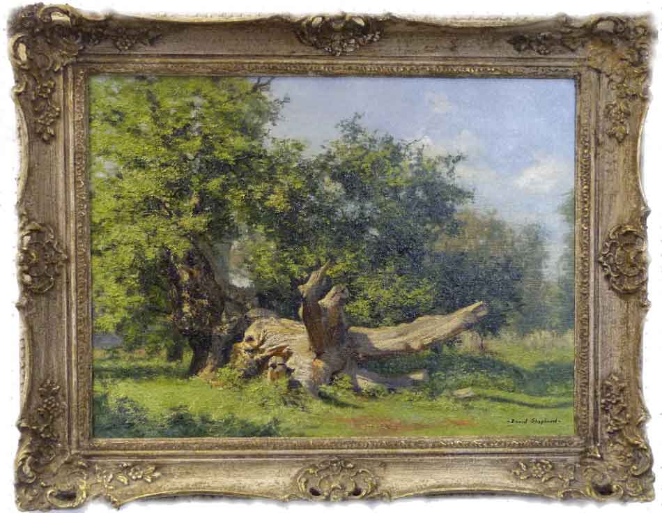 david shepherd  oak windsor painting