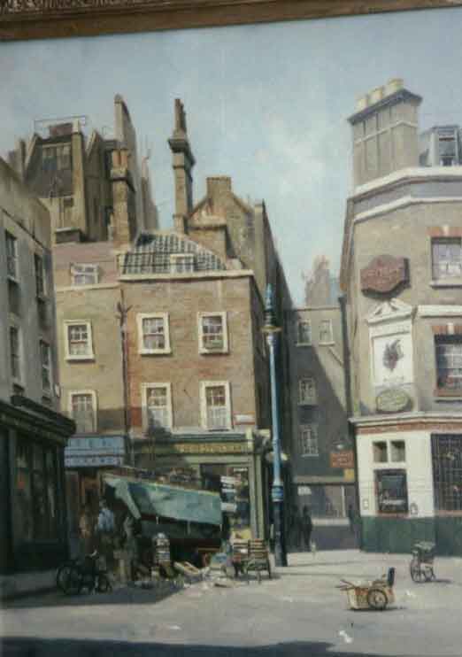 david shepherd shepherd street, painting