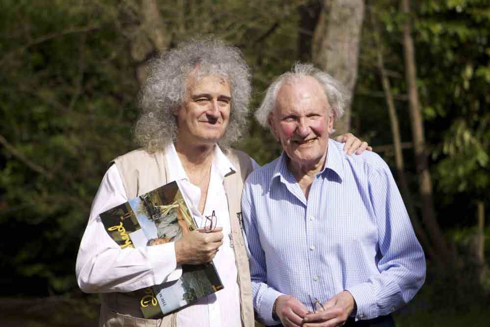 david shepherd, brian may, photo