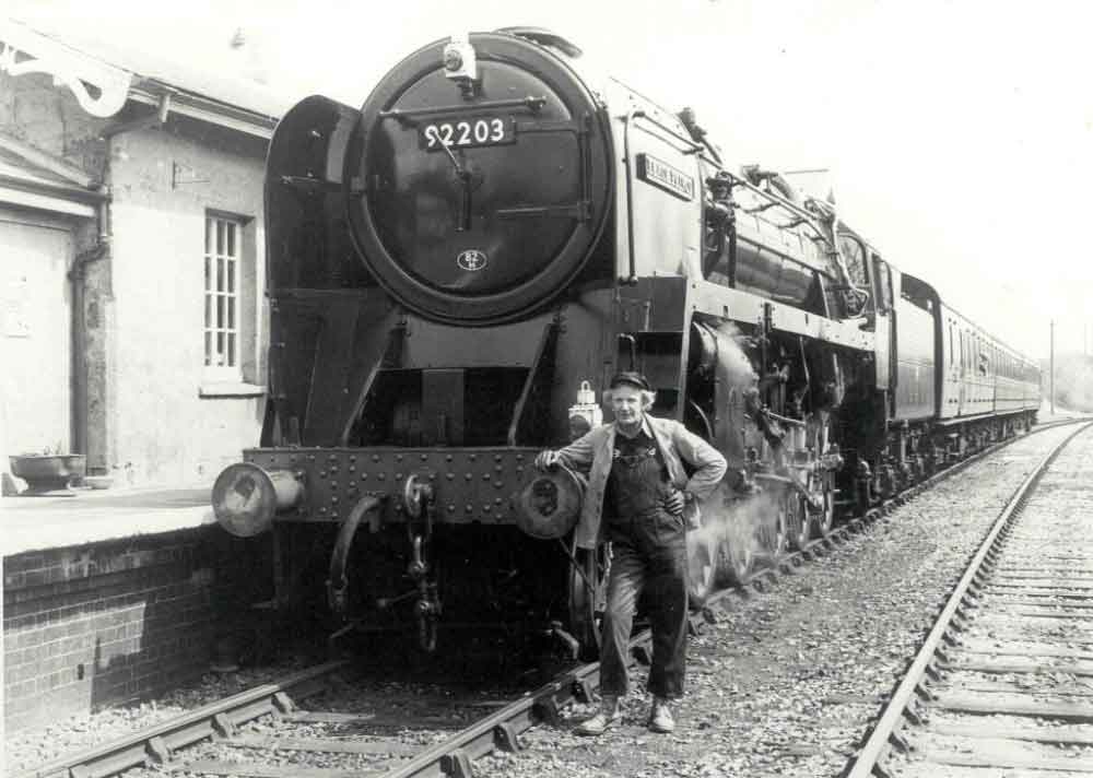 david shepherd steam train, photo