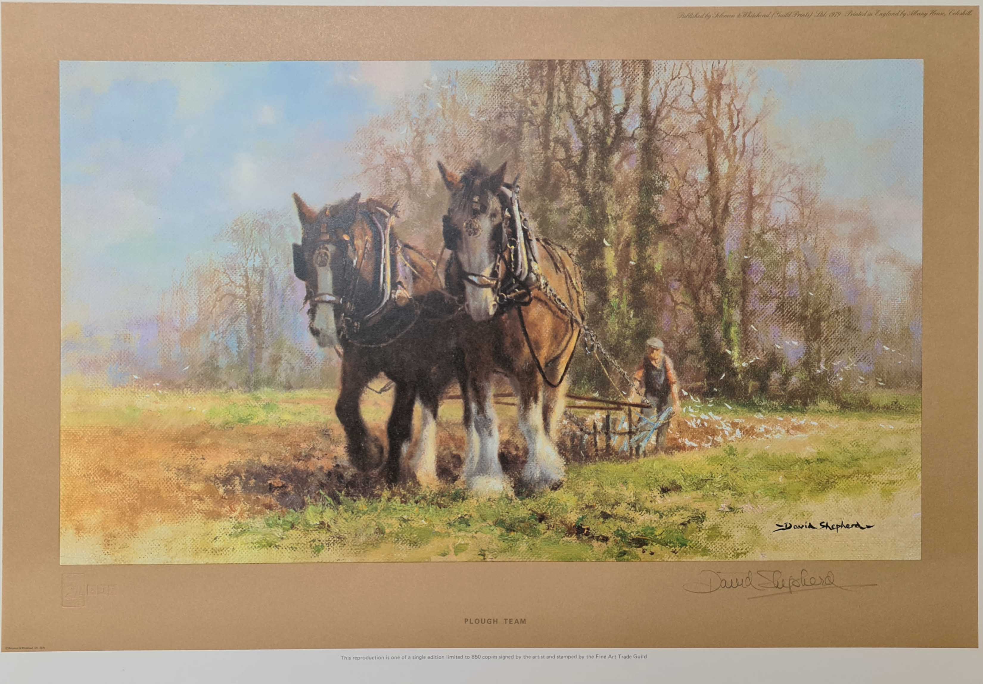 davidshepherd plough team horses