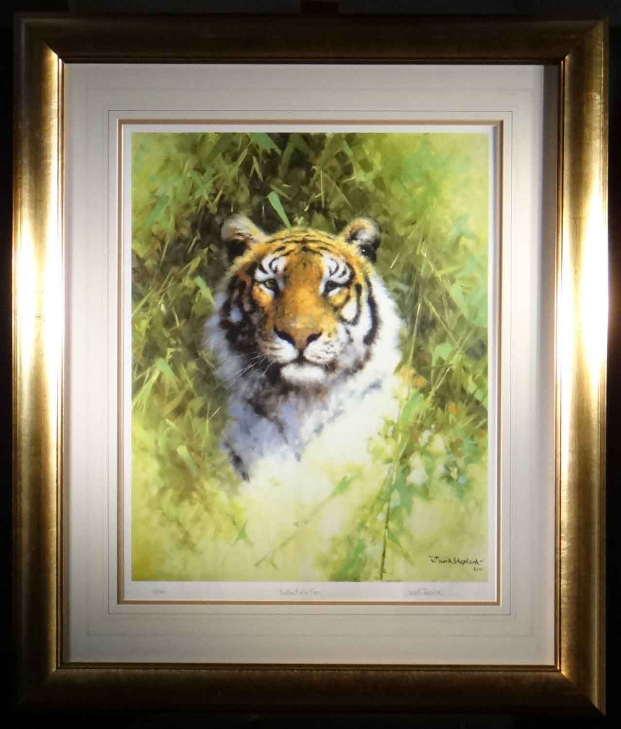 david shepherd Portrait of a Tiger