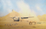 reverse thrust at Beihan west Aden David Shepherd aviation print reverse thrust at Beihan west Aden David Shepherd aviation print