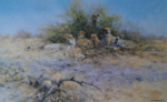 david shepherd cheetah sappi print