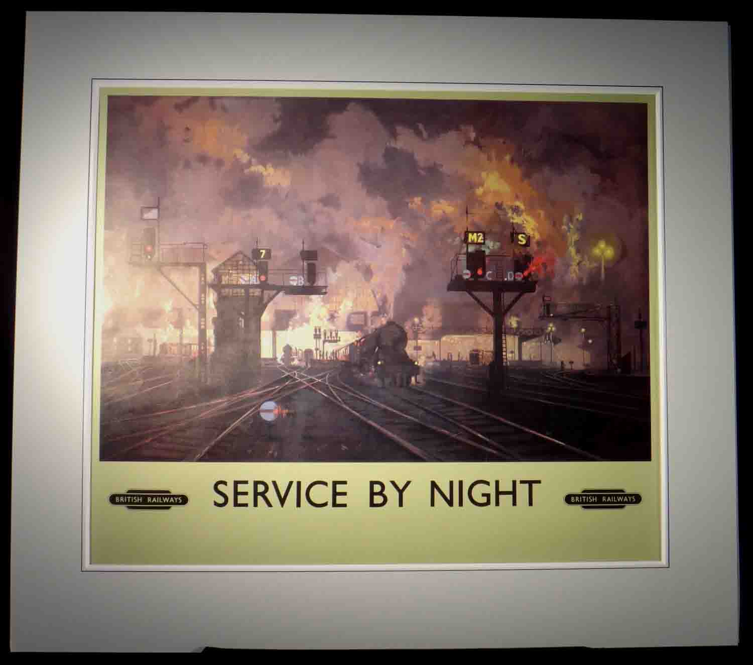 david shepherd, print, Service by Night