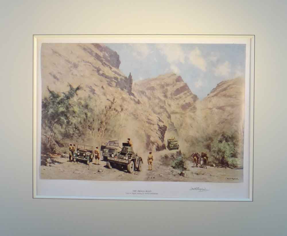 david shepherd Dhala road signed limited edition print mounted