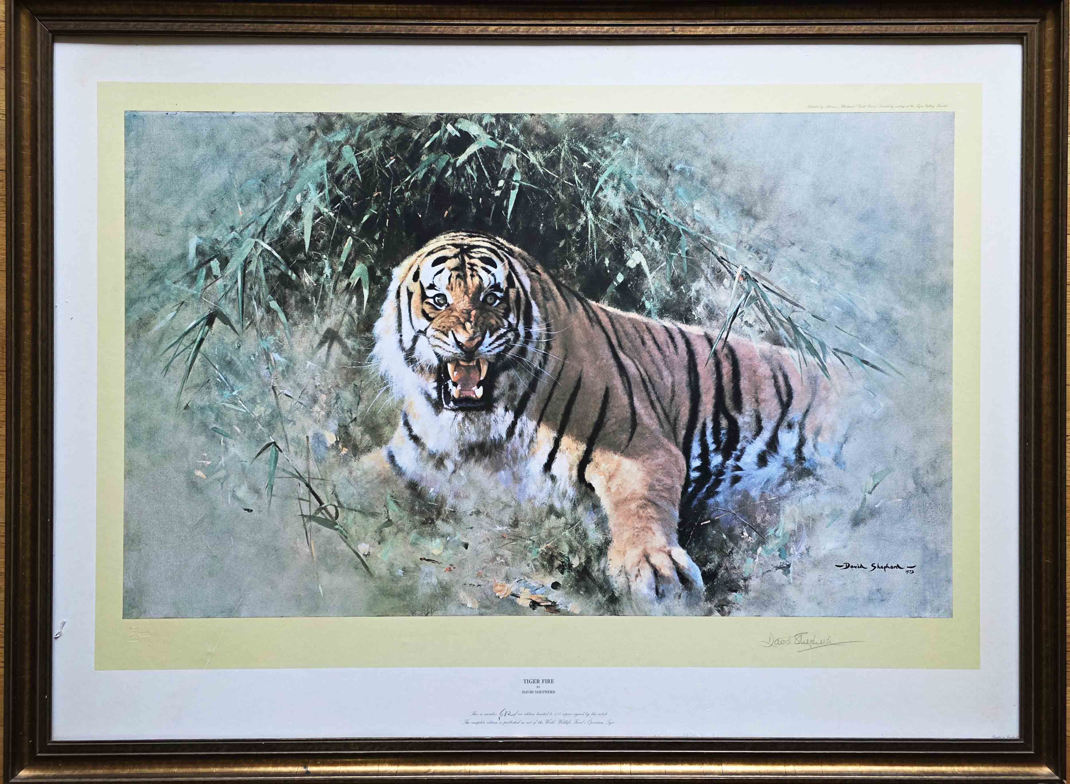 david shepherd Tiger fire, 6