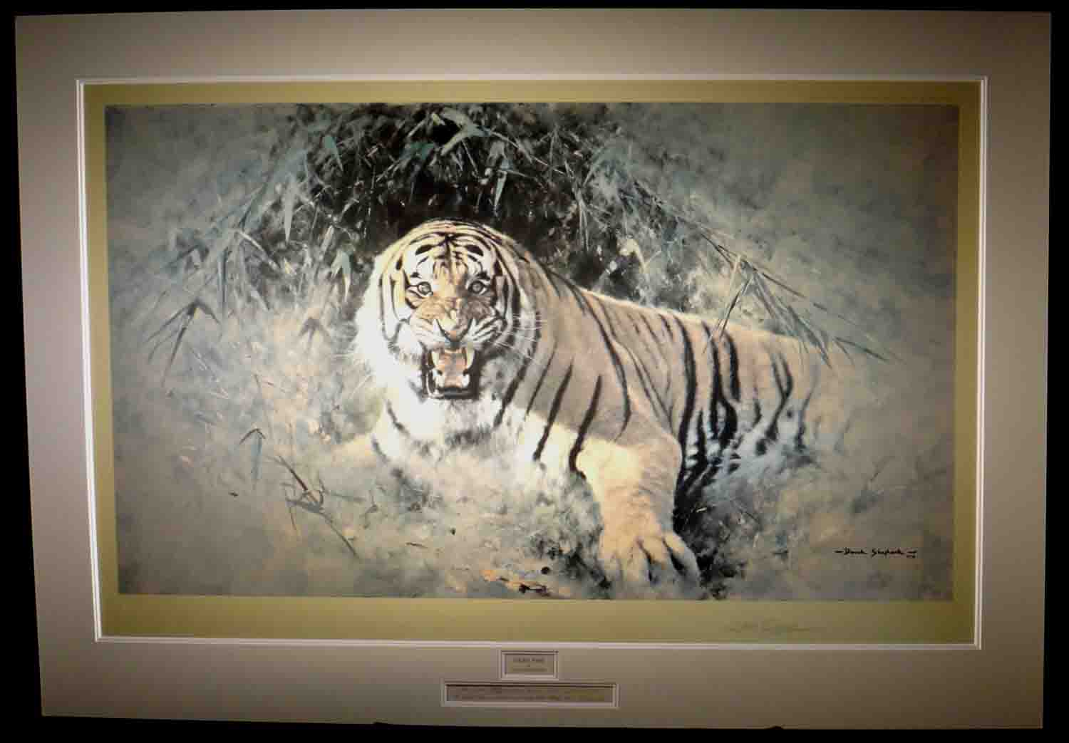 david shepherd Tiger fire