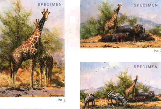 david shepherd waterhole trilogy print