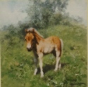 david shepherd, when i grow up I want to be a cart horse, signed print