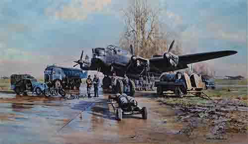 Winter of 1943 David Shepherd lancaster aviation print