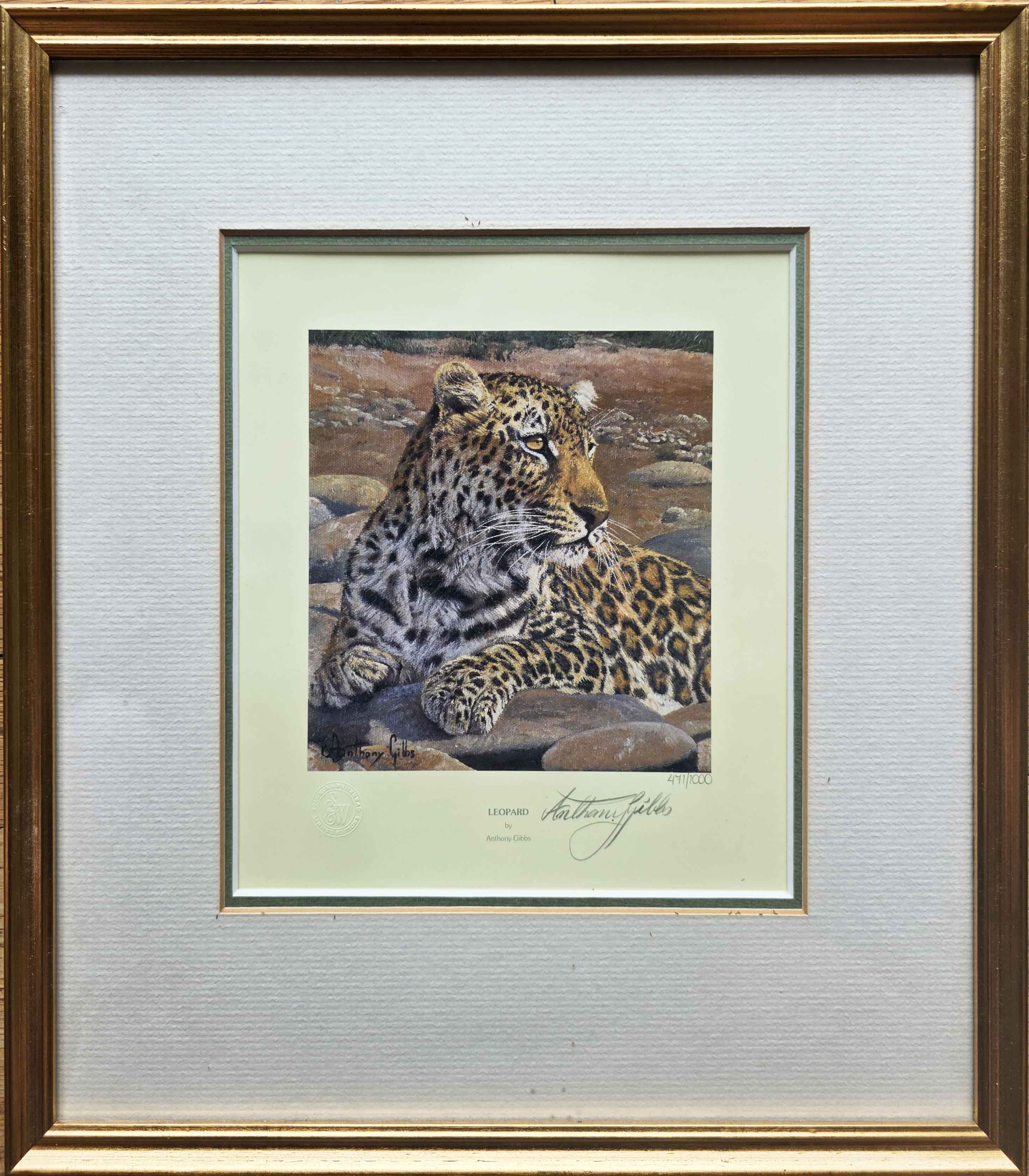 Anthony Gibbs, signed limited edition print