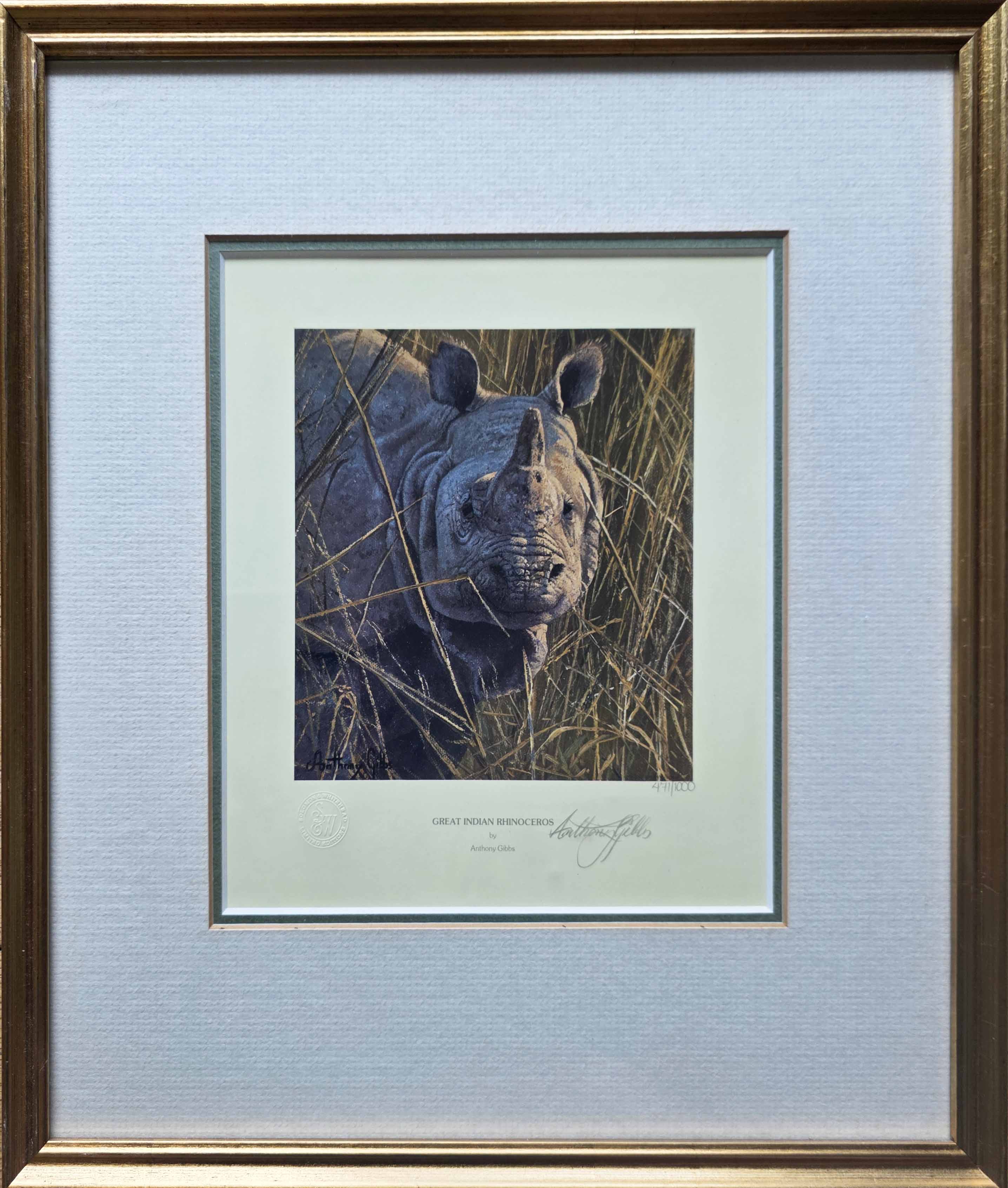 Anthony Gibbs, signed limited edition print