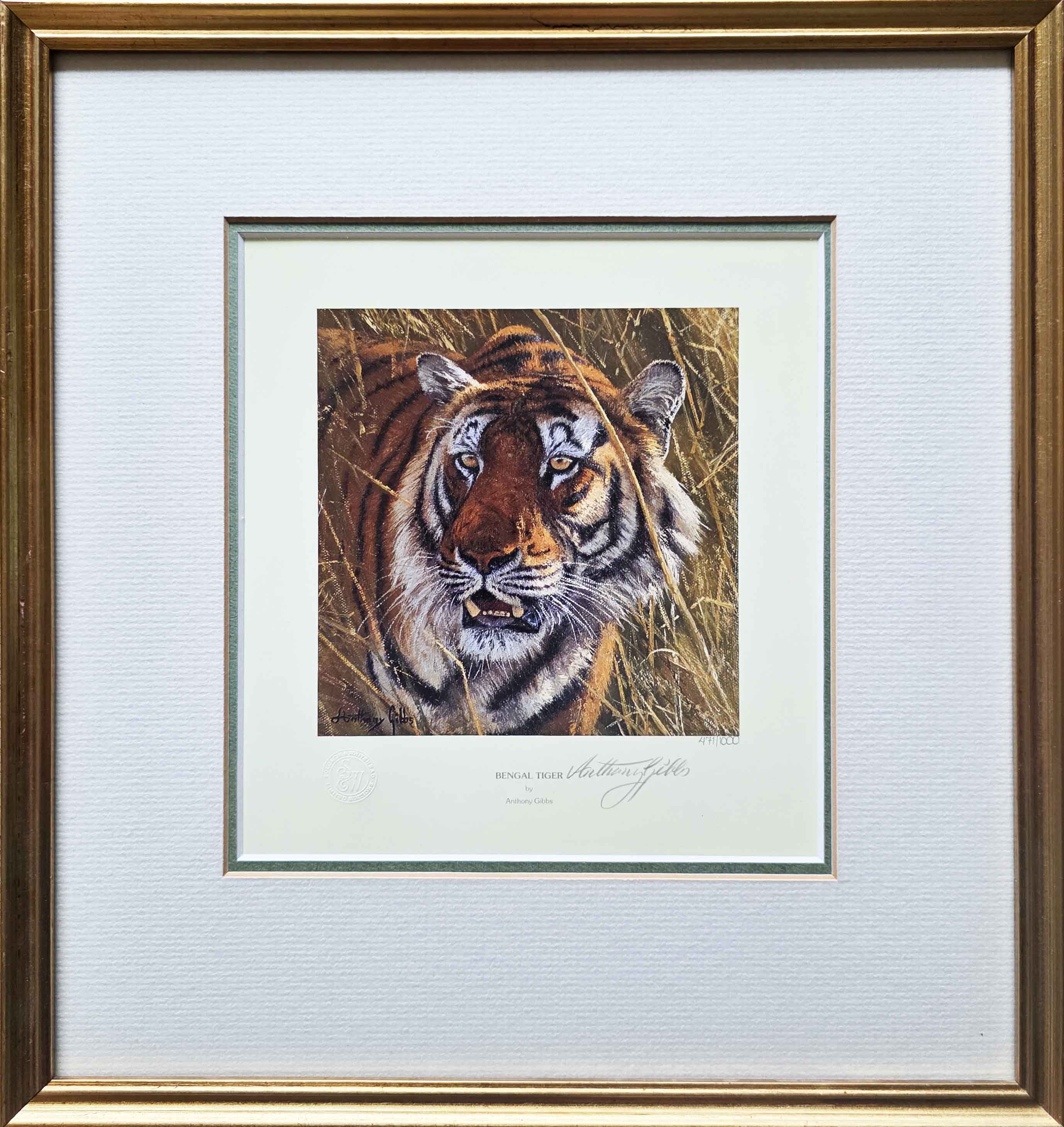 Anthony Gibbs, signed limited edition print