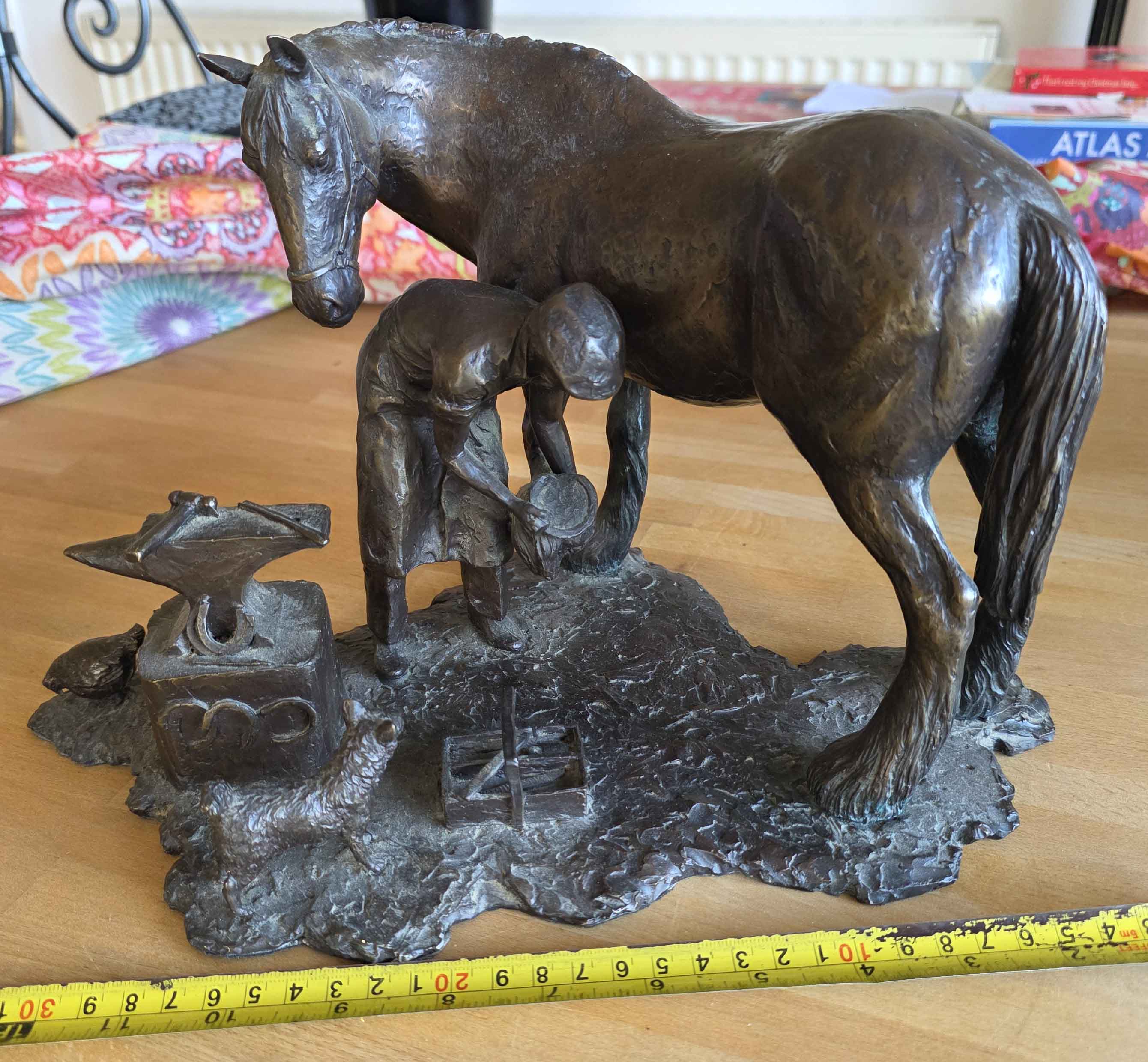 bronze,1, horse