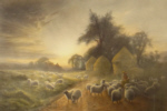 sheep, print